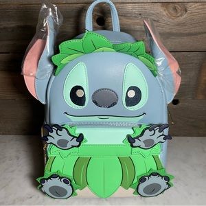 Loungefly Stitch Luau Cosplay Mini Backpack